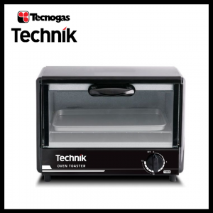 Technik 6 Liter Capacity Oven Toaster, 15 Minute Timer, Black